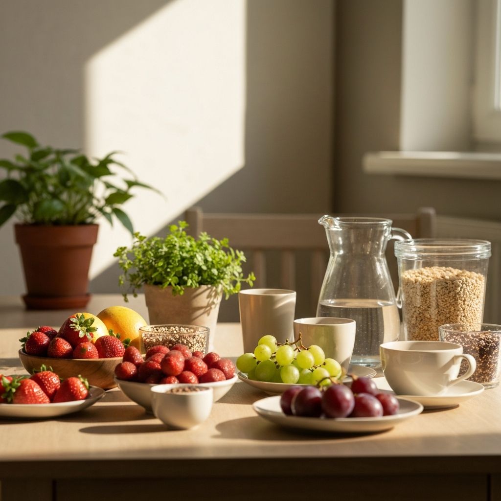 Balanced healthy lifestyle